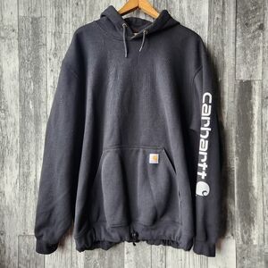 Carhartt Pullover Hoodie K288 BLK 2XL Loose Fit